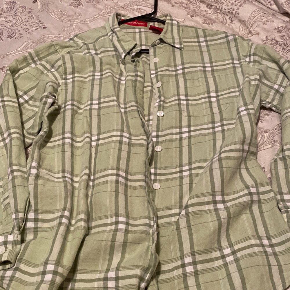 Gloria Vanderbilt blouse in green like new